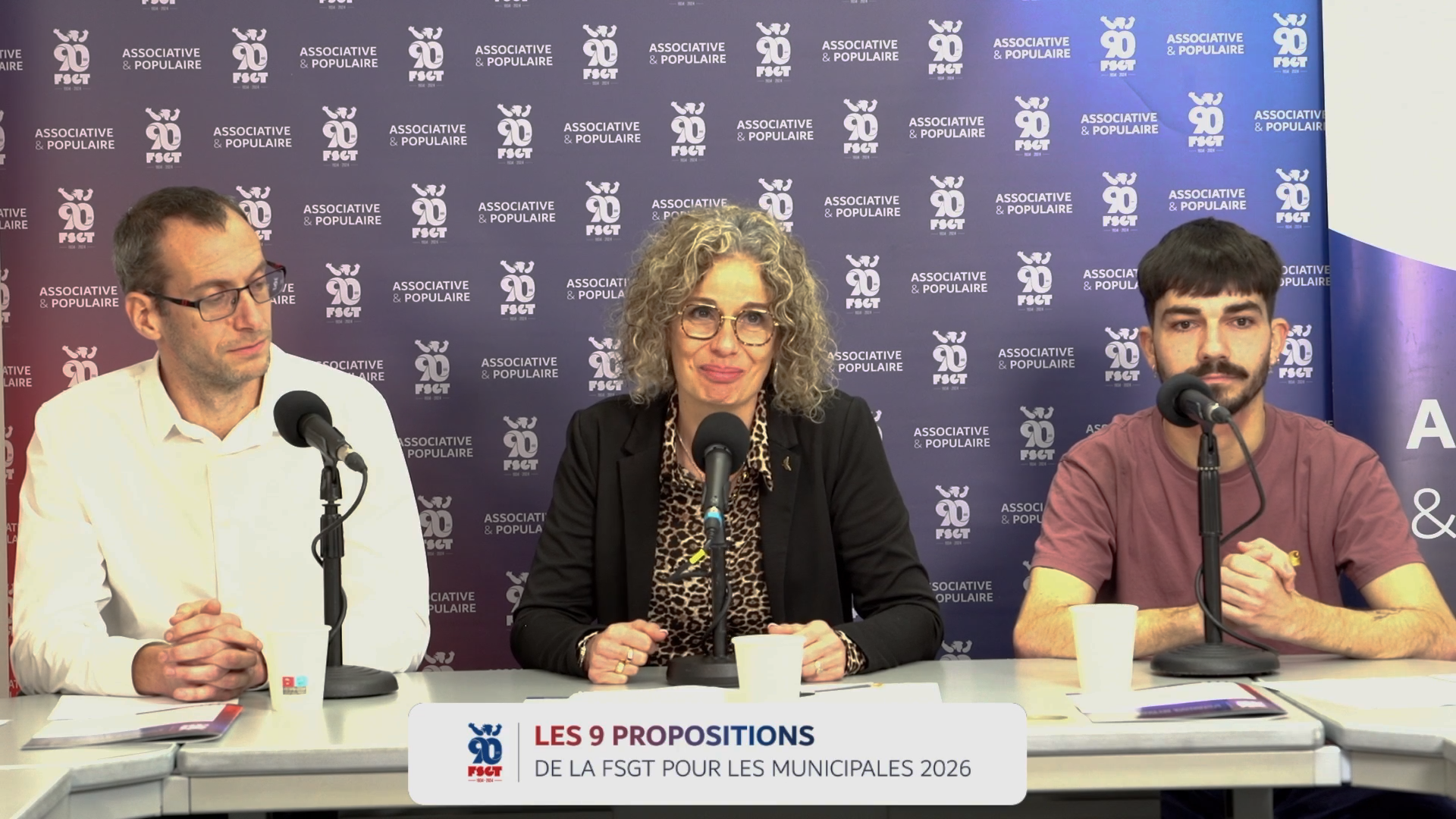 FSGT conférence de presse — rendu